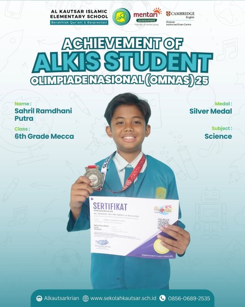 Silver Medal Science OMNAS 15