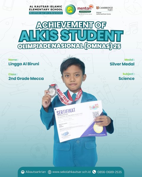 Silver Medal Science OMNAS 15