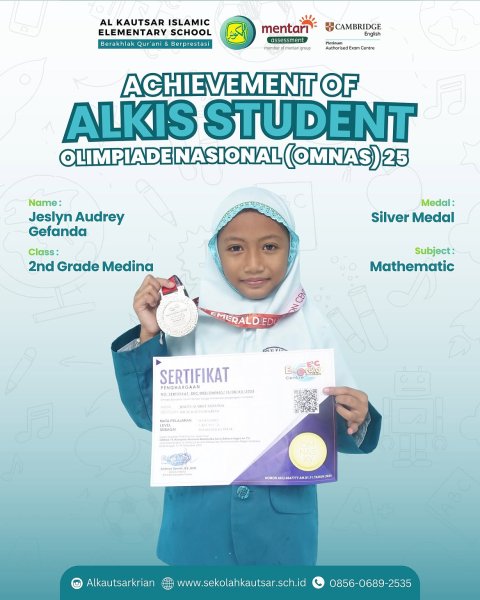 Silver Medal Mathematic OMNAS 15