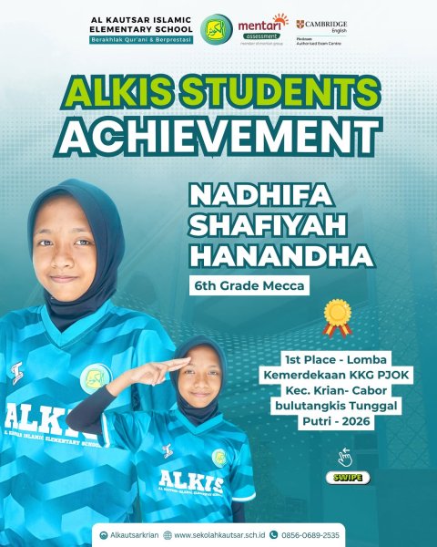 Juara 1 Bulutangkis Tunggal Putri