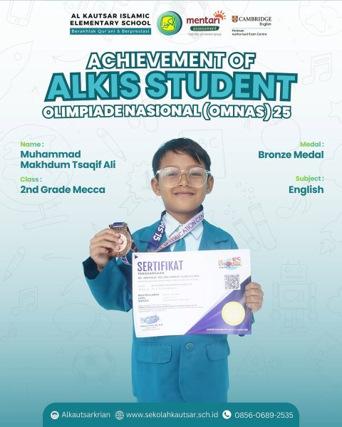 Bronze Medal English OMNAS 15