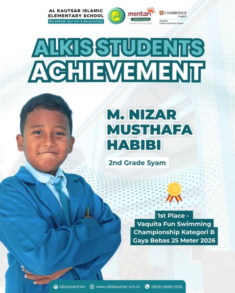 Juara 1 Renang Gaya Bebas 25 meter